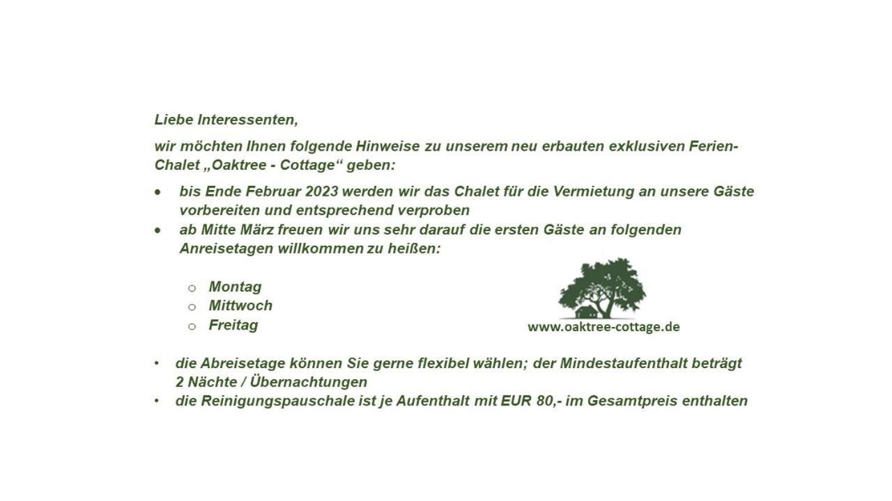 Oaktree-Cottage Löhnberg المظهر الخارجي الصورة